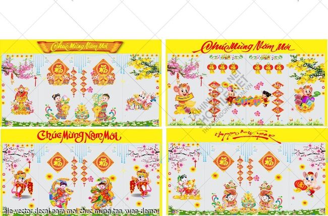 file vector decal nam moi chuc mung tan xuan